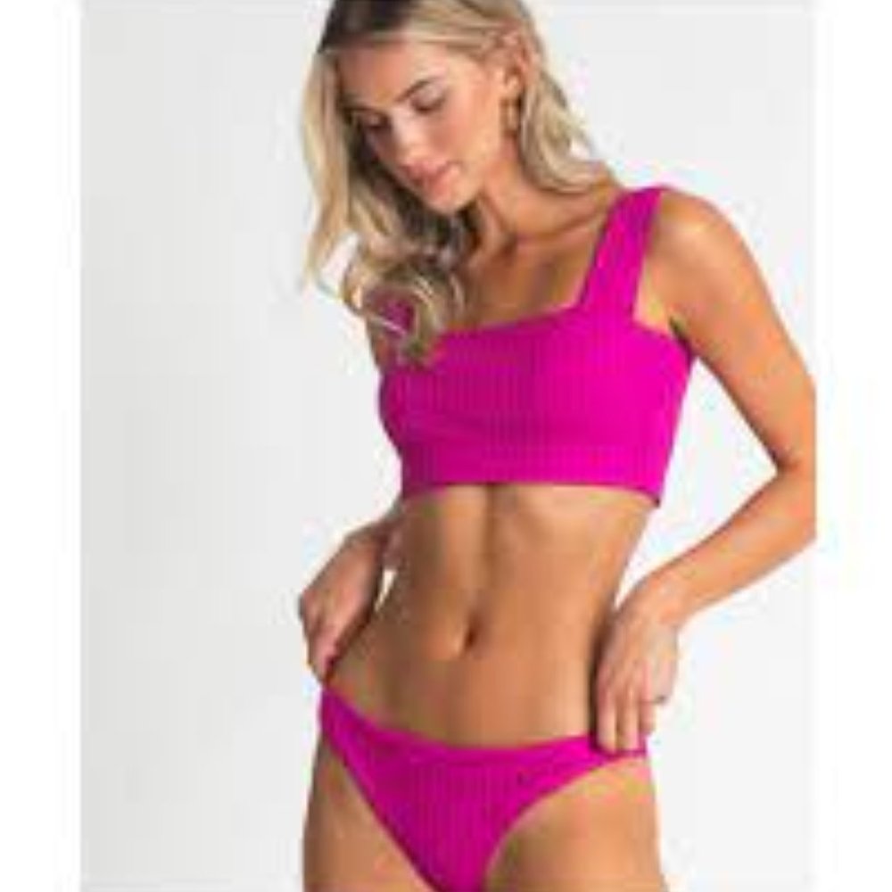 NWT!! Billabong Sunny Rib Tropic Bikini Bottom Size Large